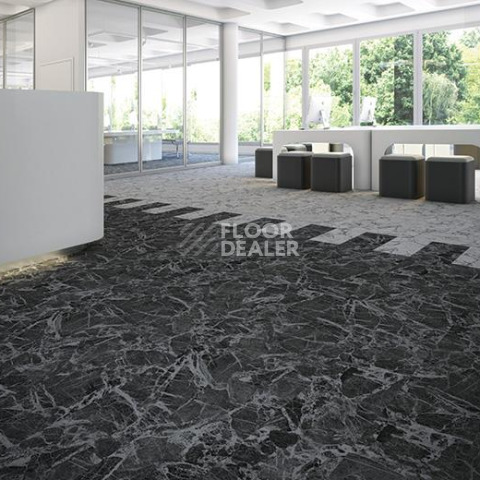 Forbo Flotex Marble planks 143002 Marquina фото 3 | FLOORDEALER